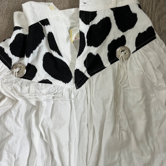 Vintage Cow Print Skirt - Picture 3 of 4